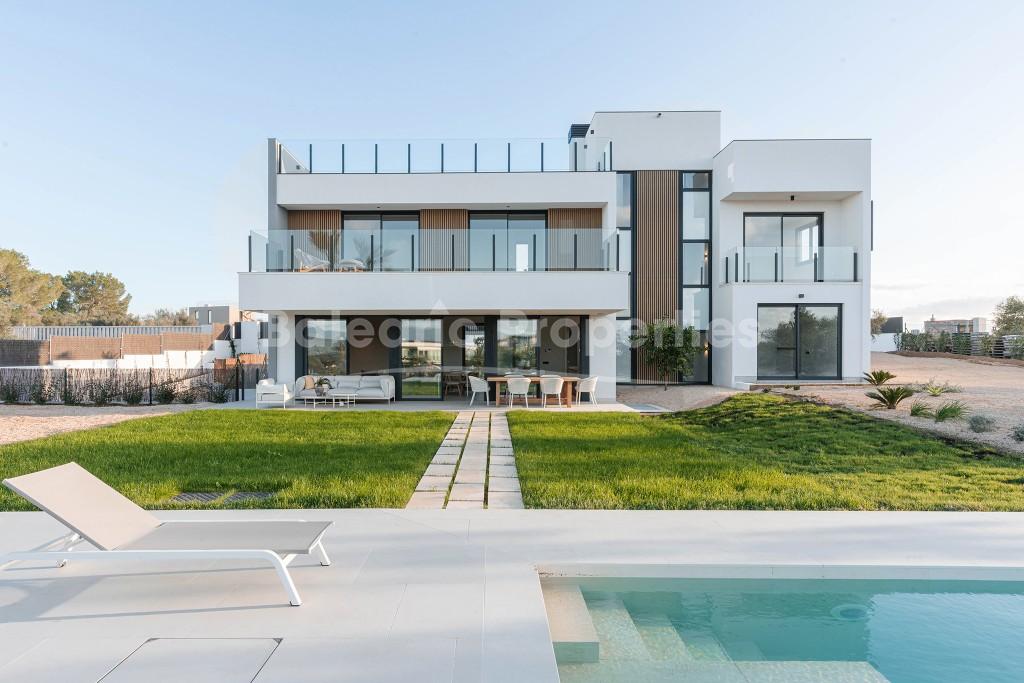Brand-new villa for sale with panoramic views in Son Gual, Palma de Mallorca