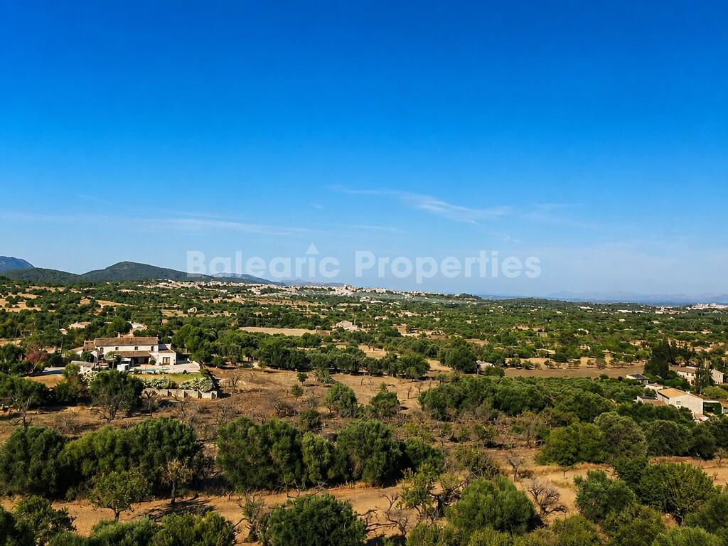 Finca rústica con vistas panorámicas a Campanet, Selva y la bahía de Alcúdia