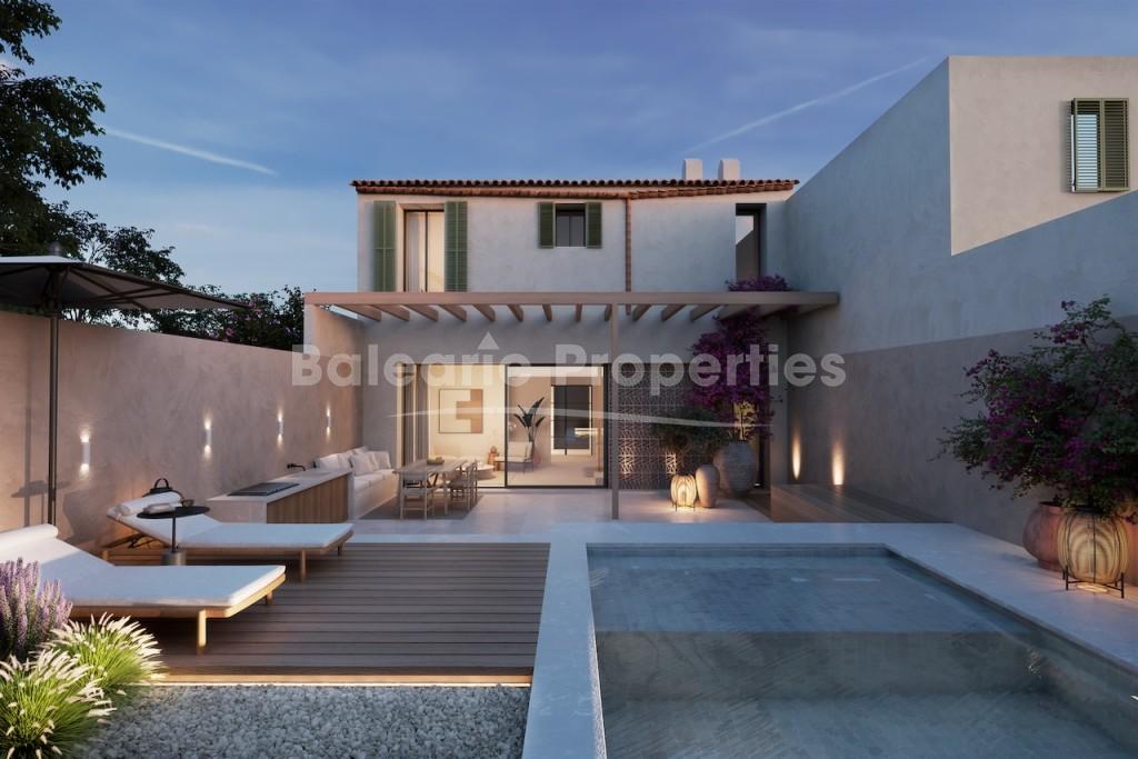 Newly renovated village house with pool for sale in Ses Salines, Mallorca