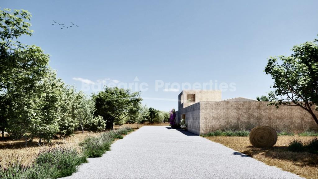 Parcela edificable con vistas abiertas a la venta en el campo en Felanitx, Mallorca
