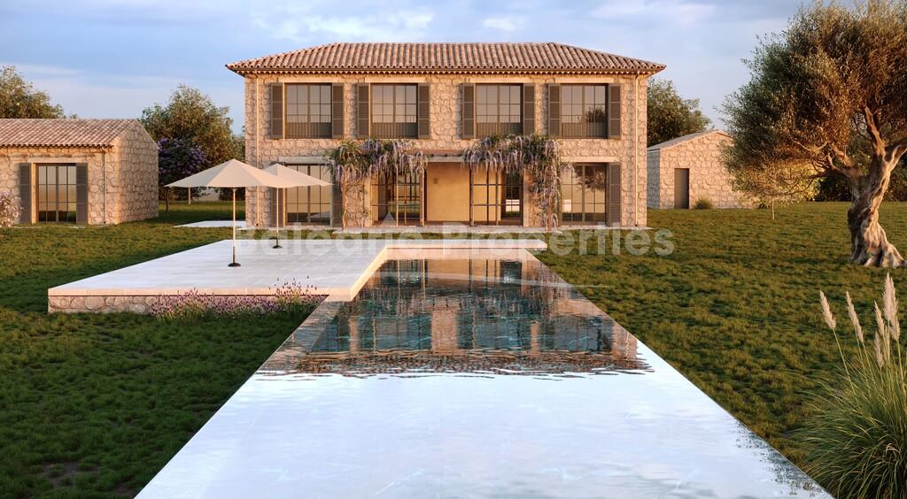 Newly built country estate for sale in Sencelles, Central Mallorca
