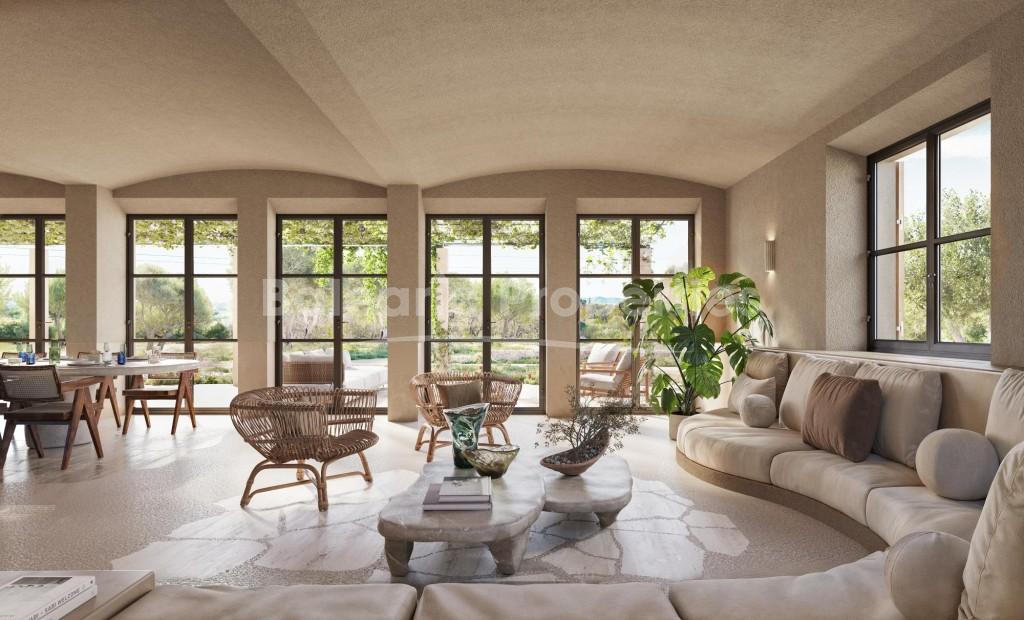 Brand new finca for sale in the countryside of Santa Maria del Cami, Mallorca