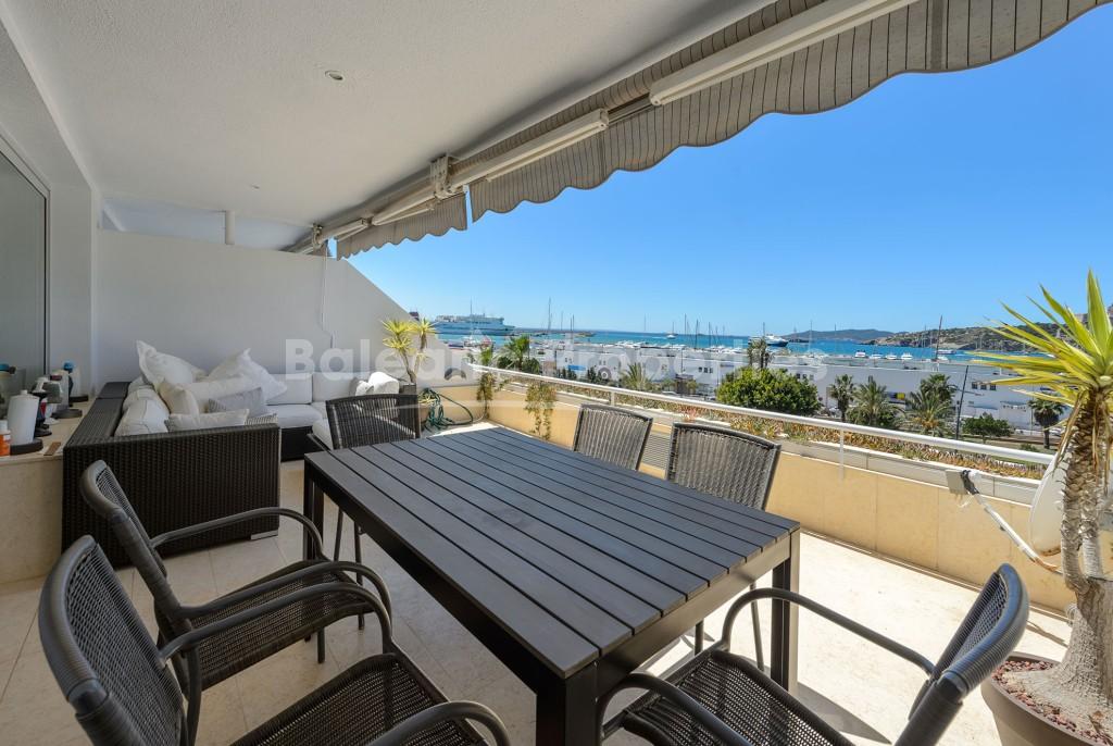 Stunning sea view apartment for sale on the seafront in Eivissa, Ibiza