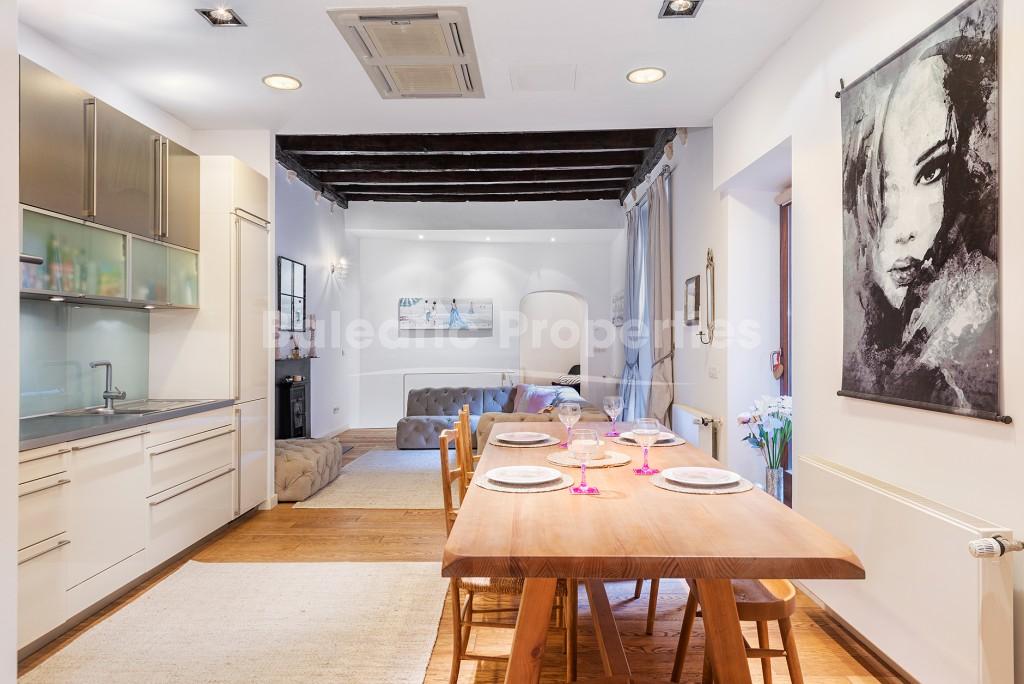 Characterful duplex apartment for sale in the historic centre of Palma, Mallorca
