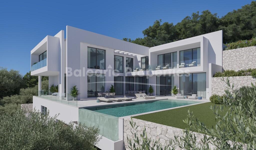 Plot with project and license for sale in a sought-after area of Son Vida, Palma de Mallorca