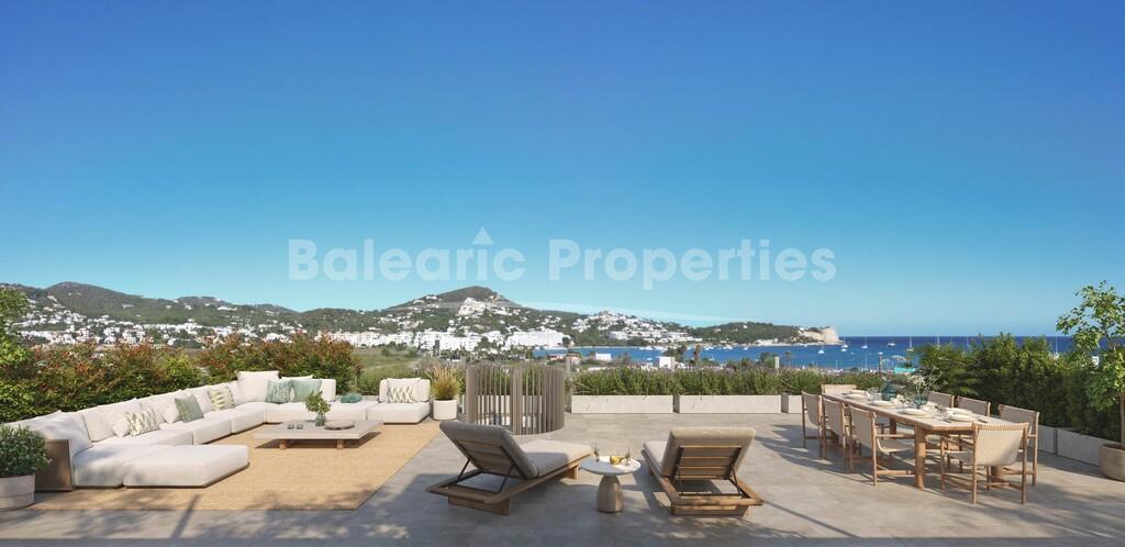 Spacious penthouse for sale in a new development near the port of Ibiza