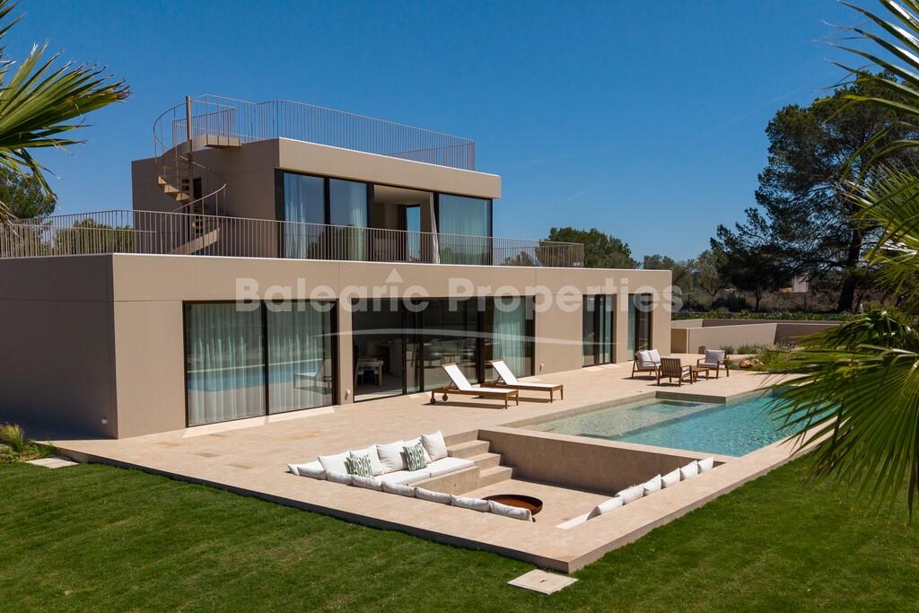 New modern villa for sale near the golf course in Son Gual, Palma de Mallorca