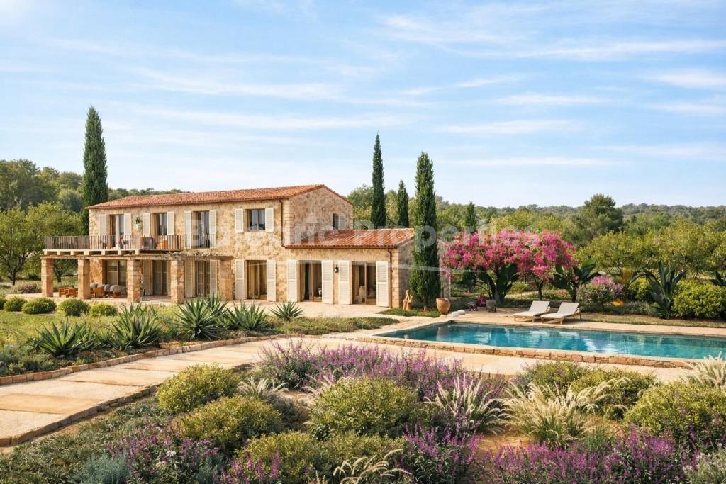 Prime plot with sea views and licensed project for sale in Alcudia, North Mallorca
