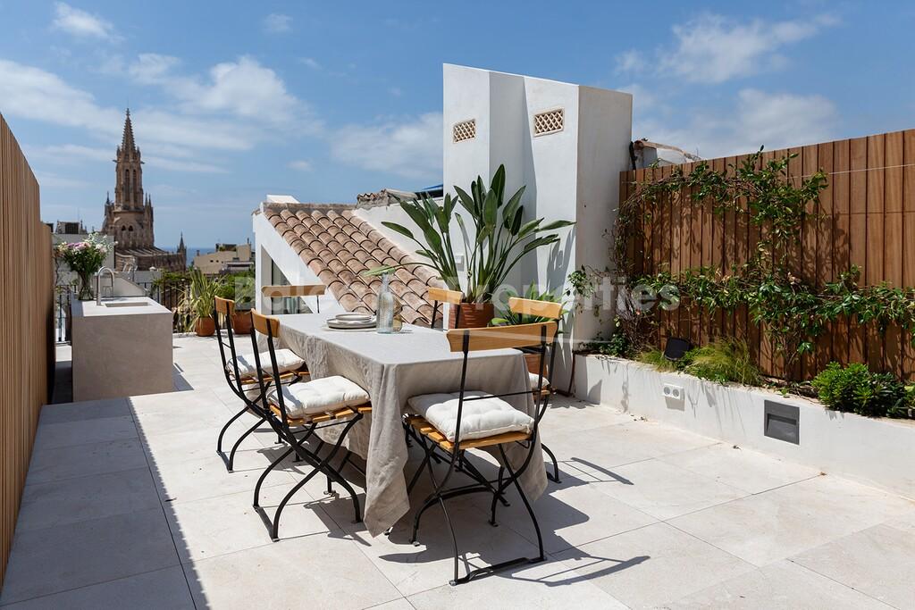 Duplex penthouse for sale in Palma, southwest Mallorca