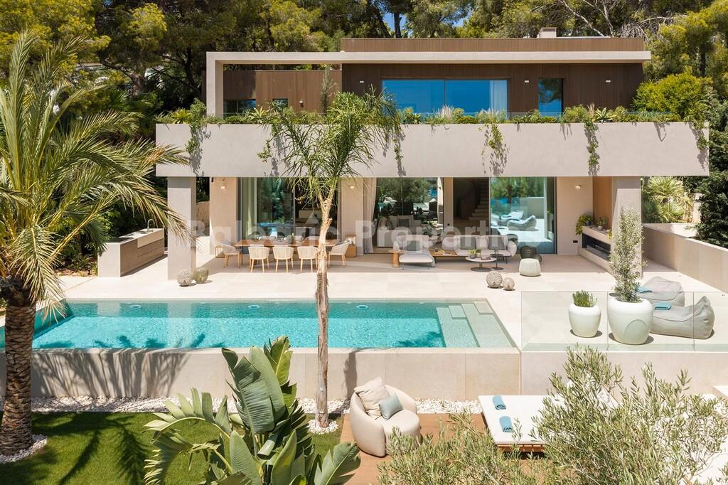 Stunning brand new villa for sale in Santa Ponsa, southwest Mallorca