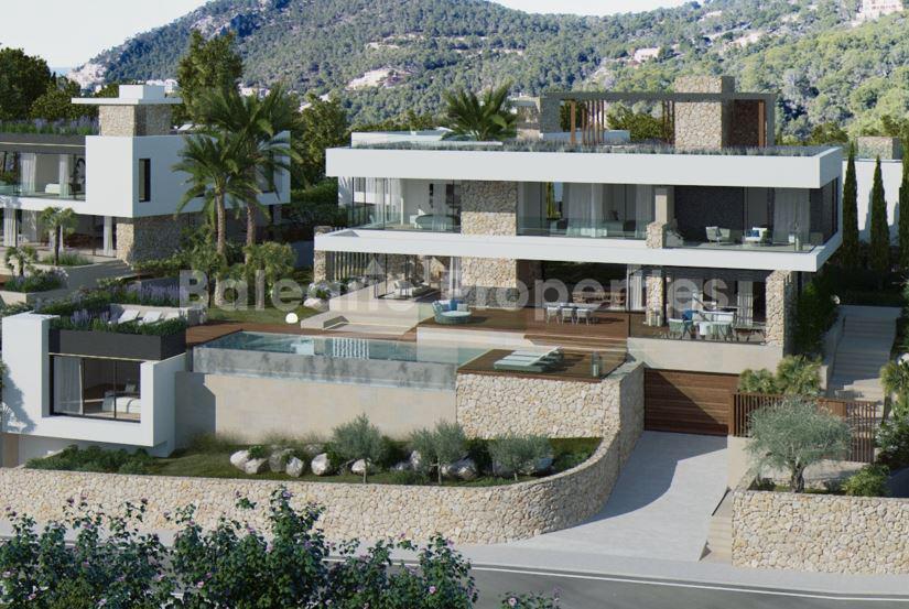 Building plot with permit for sale in Puerto Andratx, southwest Mallorca