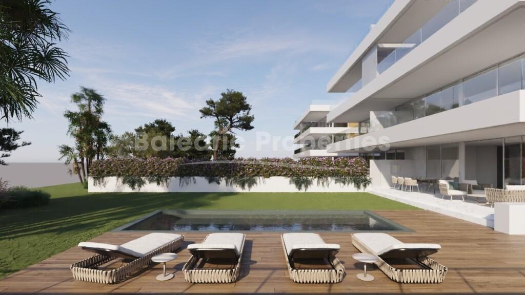 Lavish front line garden apartment for sale in Puerto Pollensa, North Mallorca
