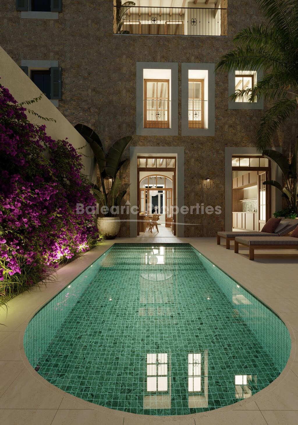 Elegant townhouse for sale in Bunyola, Northwest Mallorca