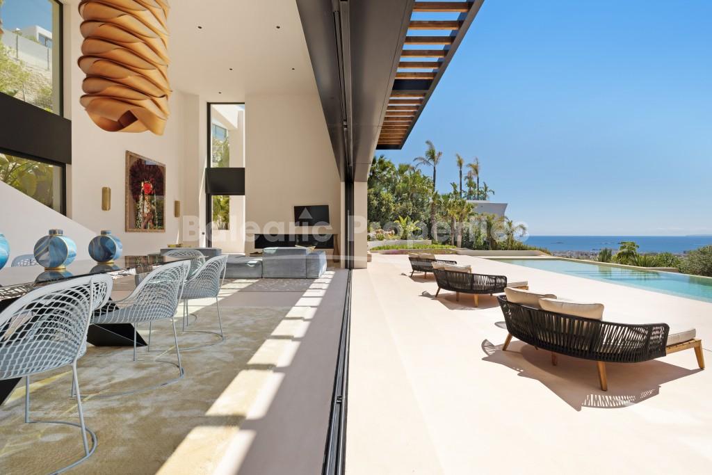 Newly built luxury villa with sea views for sale in Cas Mut – Ibiza