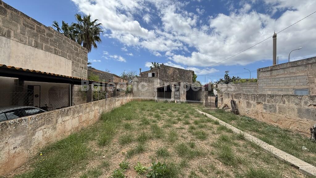 Investment plot with great connection for sale in Ses Salines, Southeast Mallorca