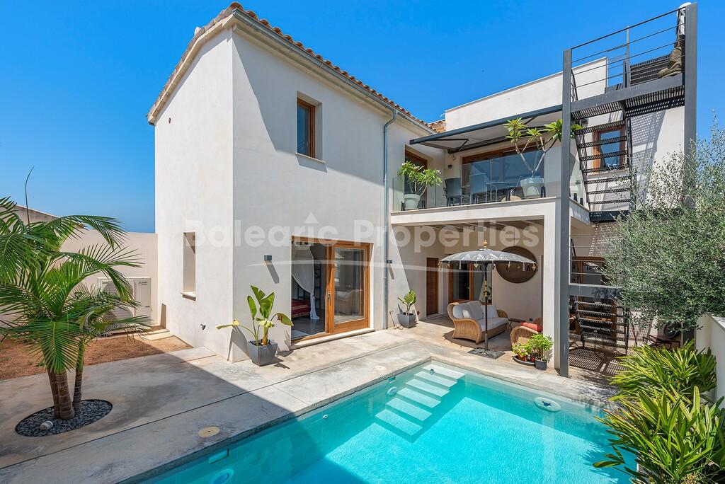 Refurbished town house with stunning views for sale in Muro, northeast Mallorca