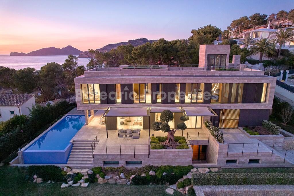 Modern villa with panoramic sea views for sale in Port d'Andratx, southwest Mallorca