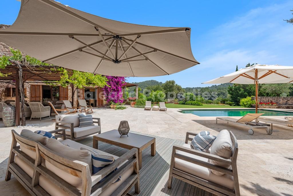 Exquisite rural retreat for sale in a prime location near Campanet, North Mallorca