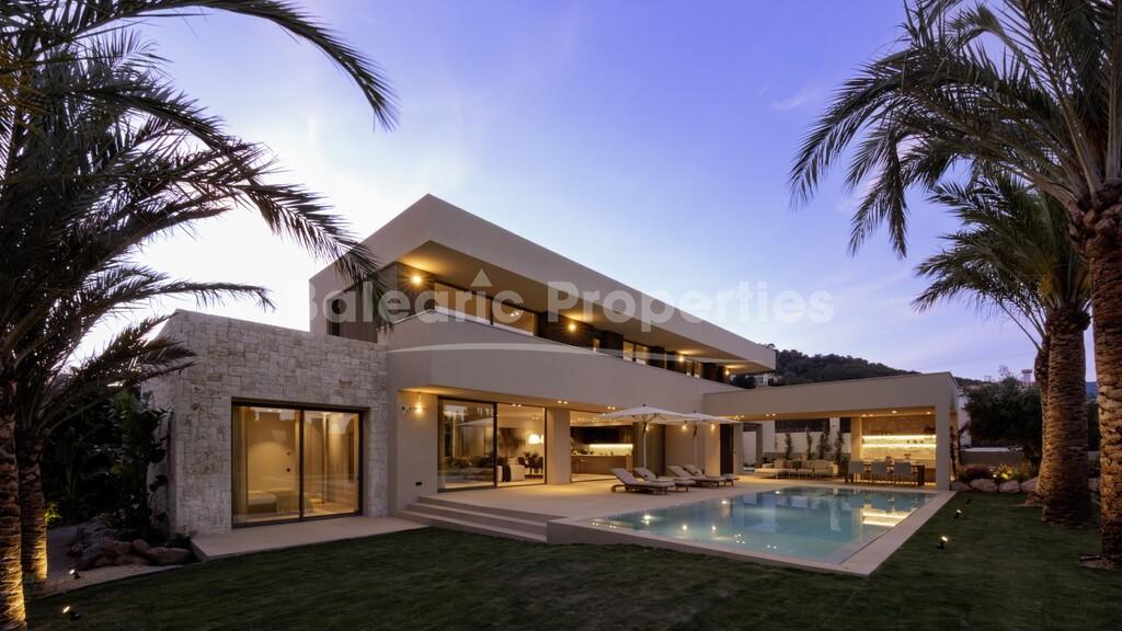 New stylish villa with state-of-the-art features for sale near Bunyola, west Mallorca