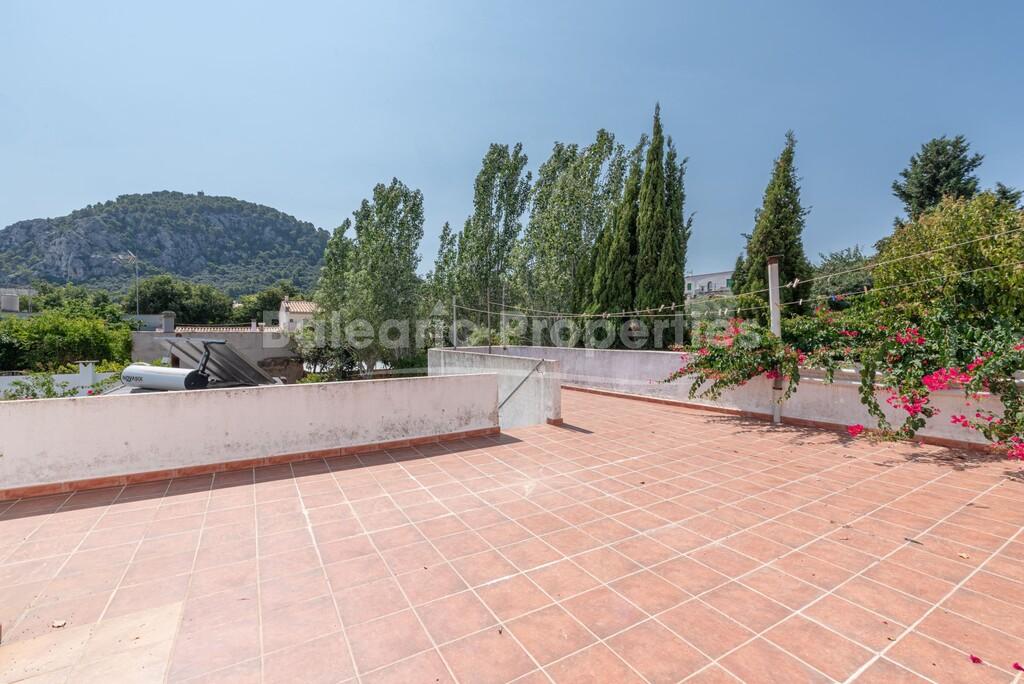 Village house needing full renovation for sale in Pollensa, North Mallorca