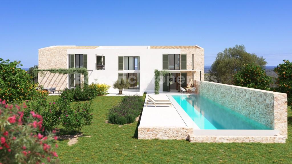Unfinished Luxury Finca for Sale in Santanyi, Southeast Mallorca
