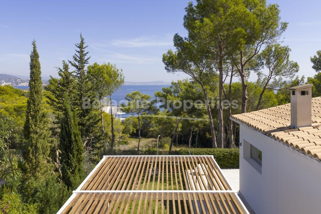 Stylish villa for sale close to the beach in Cala Vinyes, Southwest Mallorca 