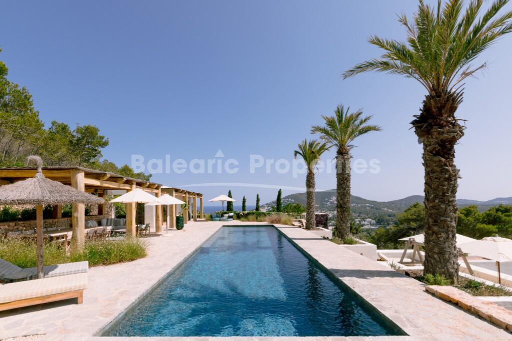 Impressive luxury living in Santa Eulalia del Rio with panoramic ocean views, Ibiza