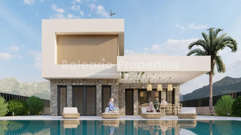 Building plot with villa project for sale in prestigious Palma, Mallorca