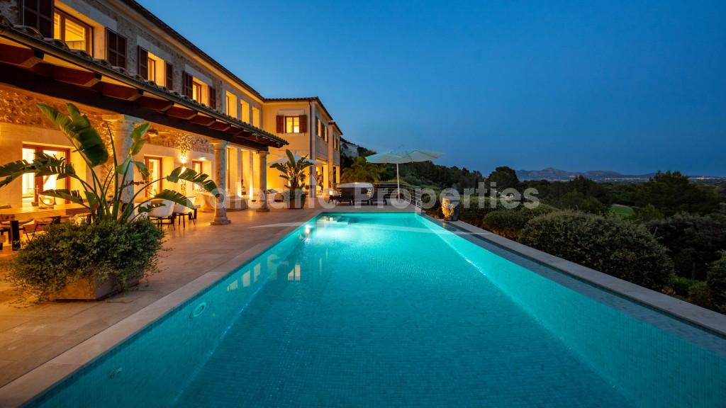 Exclusive luxury villa with sea views for sale in Pollensa, North Mallorca