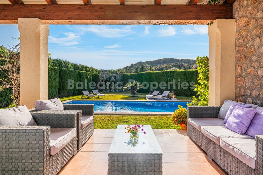 Encantadora villa de una sola planta en venta en Crestatx, Norte de Mallorca