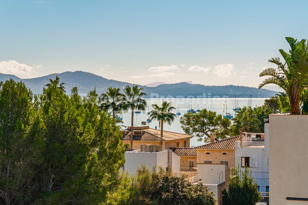 Ático de lujo en venta en Puerto Pollensa, norte de Mallorca
