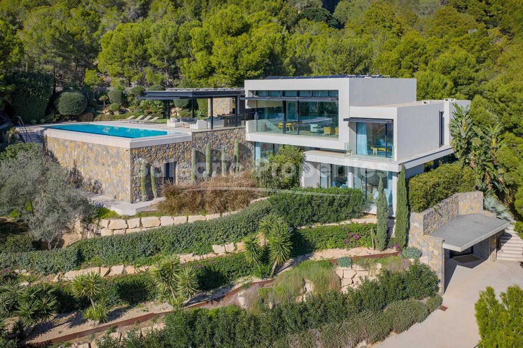 Modern villa with sea views in for sale Port d'Andratx, Southwest Mallorca