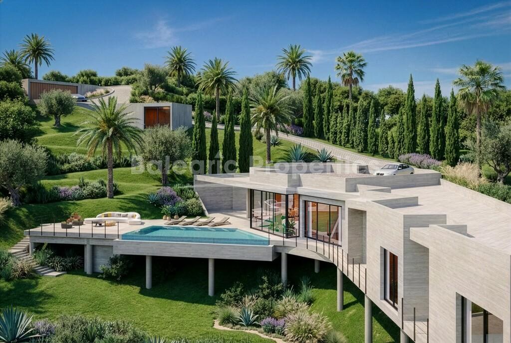 Sea view plot with building license for sale in Bendinat, Southwest Mallorca