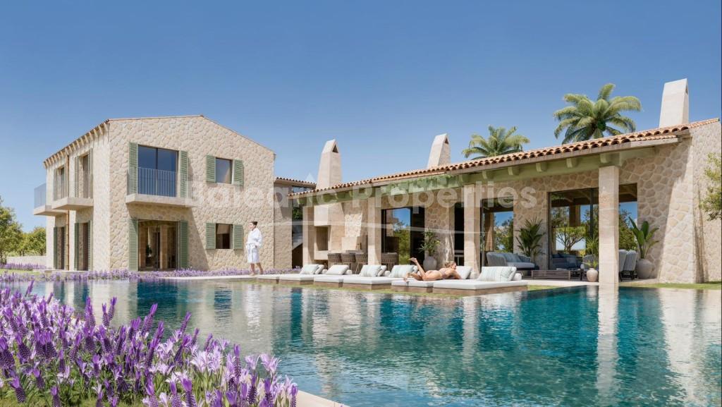 Plot with approved project and license for sale in Binissalem, Central Mallorca