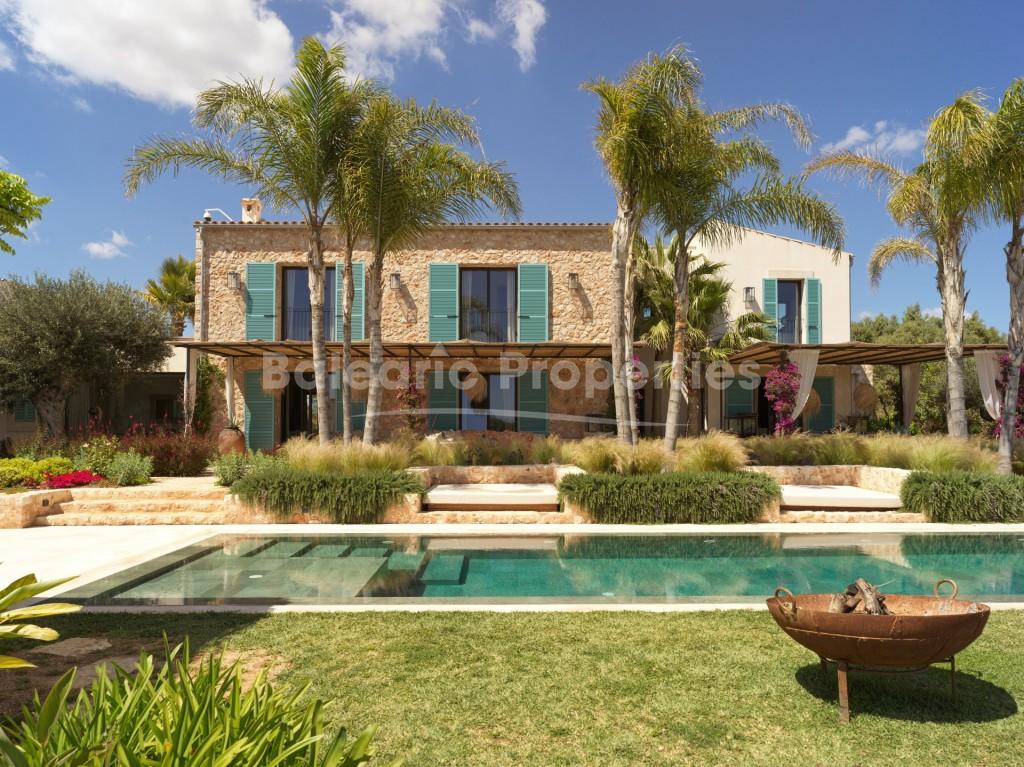 Private retreat with excellent facilies for sale in Llucmajor, South Mallorca
