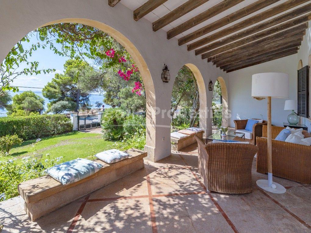 Stunning seafront villa for sale in Alcanada, Northeast Mallorca