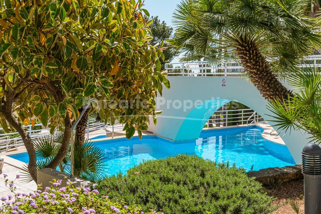 Garden apartment for sale just metres from the golf course in Bendinat, Southwest Mallorca