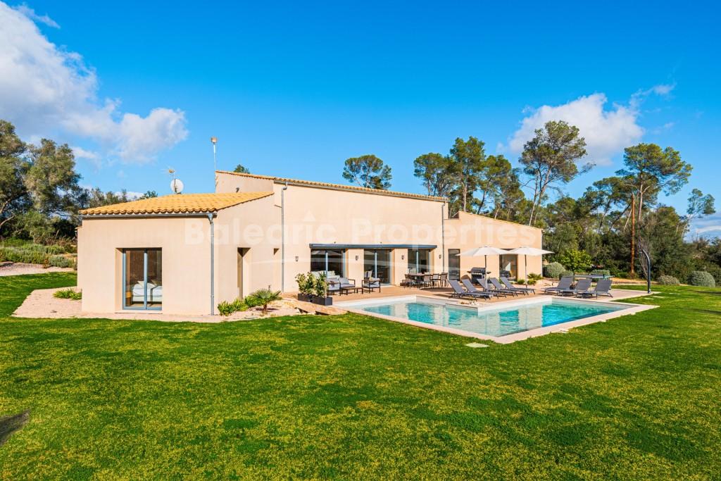 Exclusive new countryside villa for sale in Sencelles, Central Mallorca