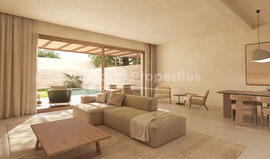 Encantadora casa adosada en venta en el corazón de Santanyí, sureste de Mallorca
