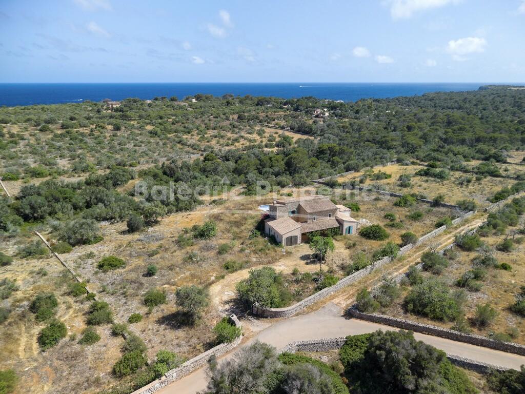 Finca to be finished for sale close to Cala Llombards, Southeast Mallorca