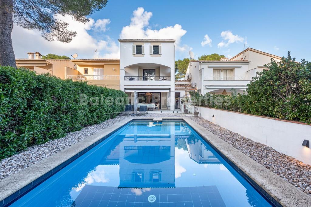 Stylish townhouse for sale just steps from the beach Puerto Pollensa, North Mallorca