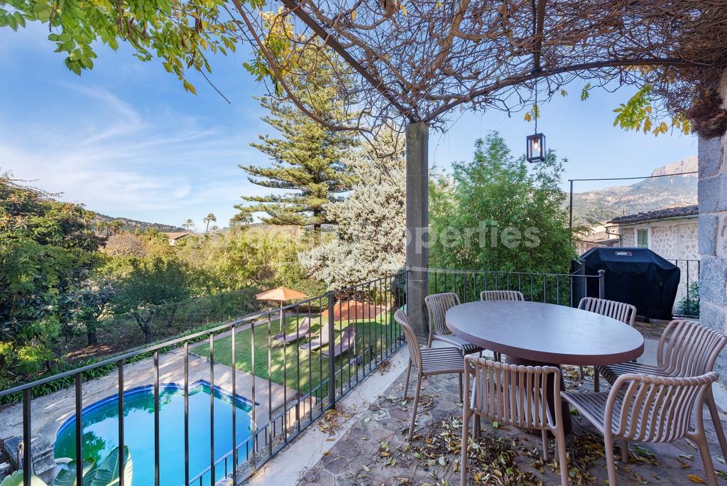 Charming villa with ETV license for sale on the outskirts of Soller village, Mallorca