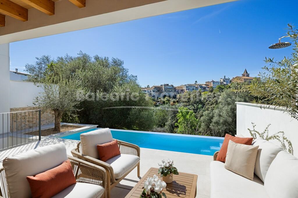 Bezugsfertiges Luxus-Reihenhaus kaufen in Campanet, Nord-Mallorca