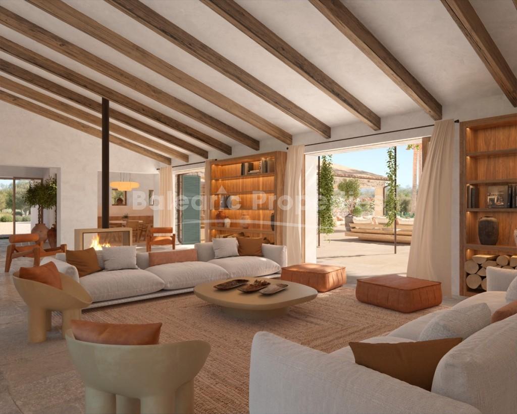 Ländliches Grundstück mit Villenprojekt kaufen in Binissalem, Zentral-Mallorca