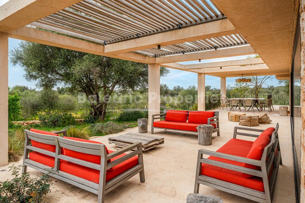 Single story country finca for sale in Ses Salines, Southeast Mallorca