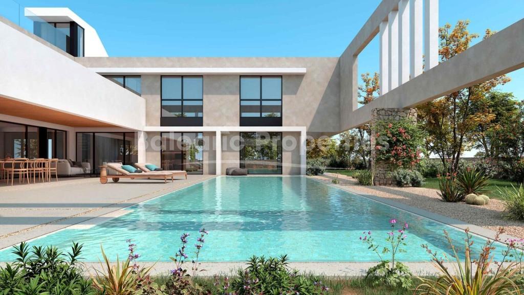Beachside plot with project license for sale in Puerto Pollensa, North Mallorca