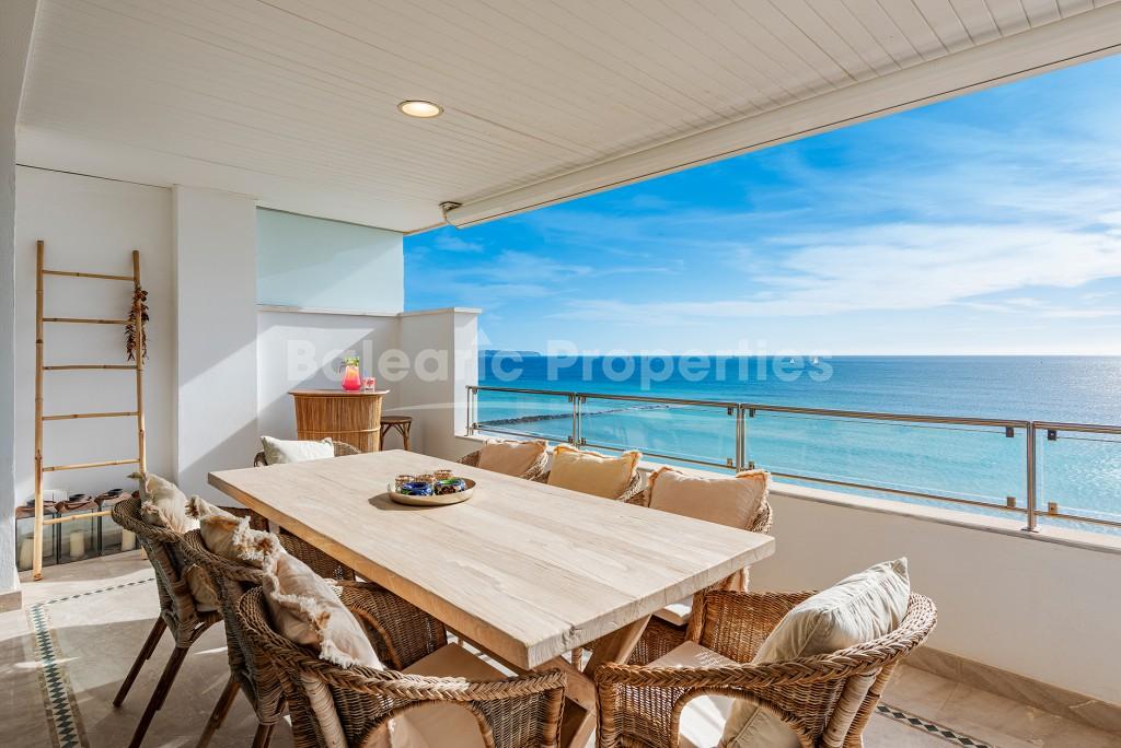 Luxury apartment with panoramic sea views for sale in Portixol, Palma, Mallorca