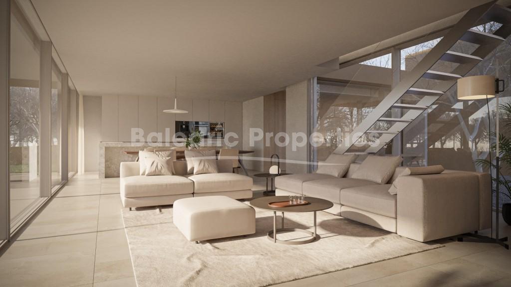 Villa de nueva construcción con vistas al mar en venta en Sa Torre, Llucmajor, sur de Mallorca