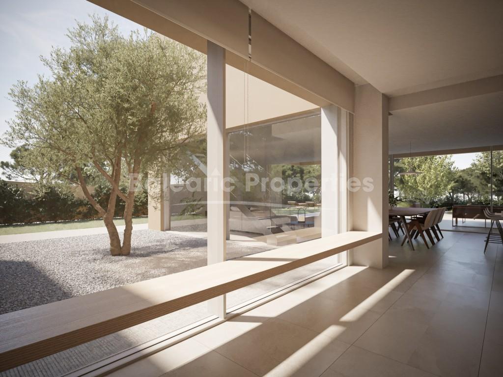 Villa de nueva construcción con vistas al mar en venta en Sa Torre, Llucmajor, sur de Mallorca