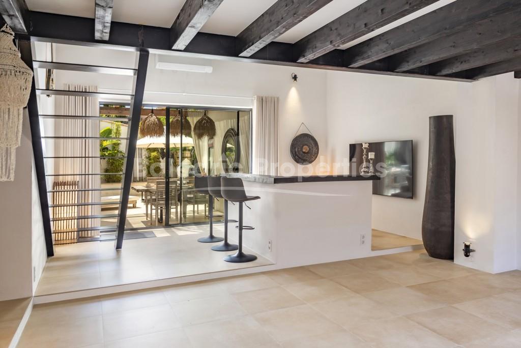 Unique renovated town house for sale in Alcudia town, North Mallorca